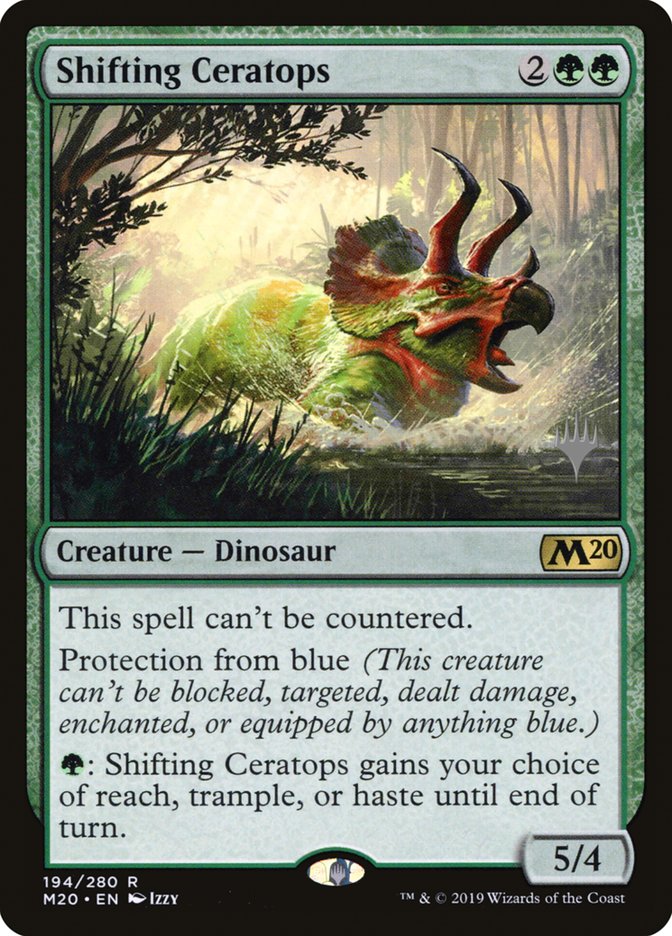 Shifting Ceratops (Promo Pack) [Core Set 2020 Promos] | Boutique FDB TCG