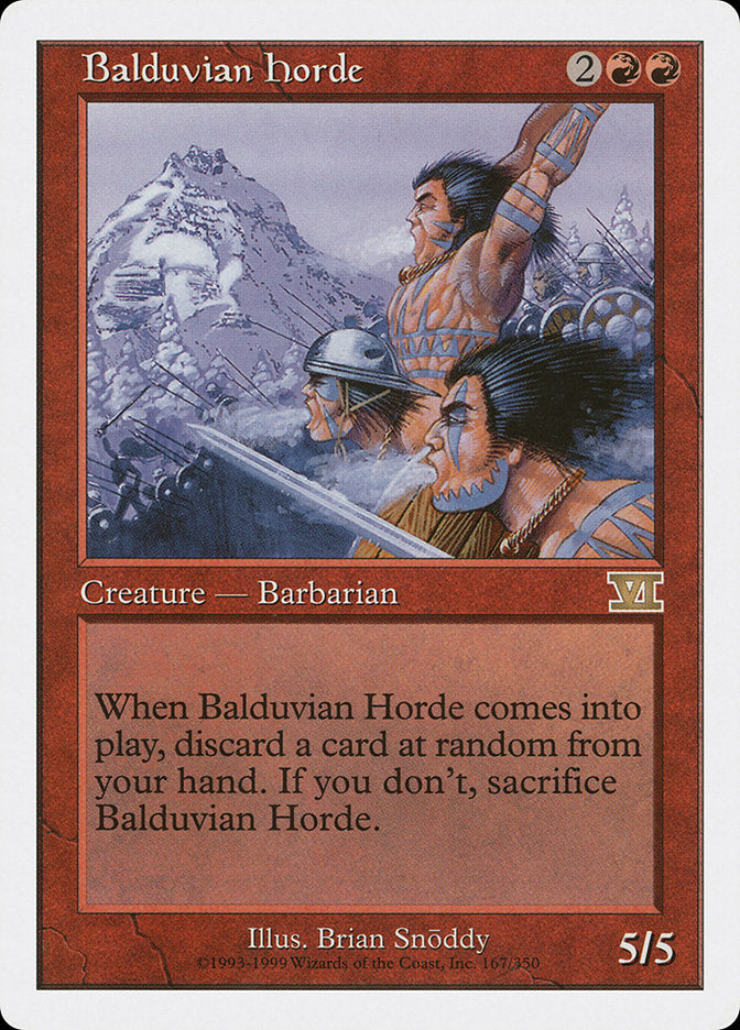 Balduvian Horde [Classic Sixth Edition] | Boutique FDB TCG