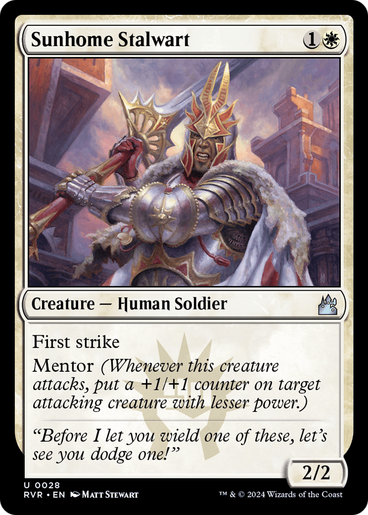 Sunhome Stalwart [Ravnica Remastered] | Boutique FDB TCG
