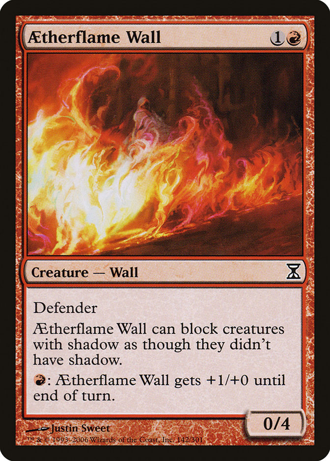 Aetherflame Wall [Time Spiral] | Boutique FDB TCG