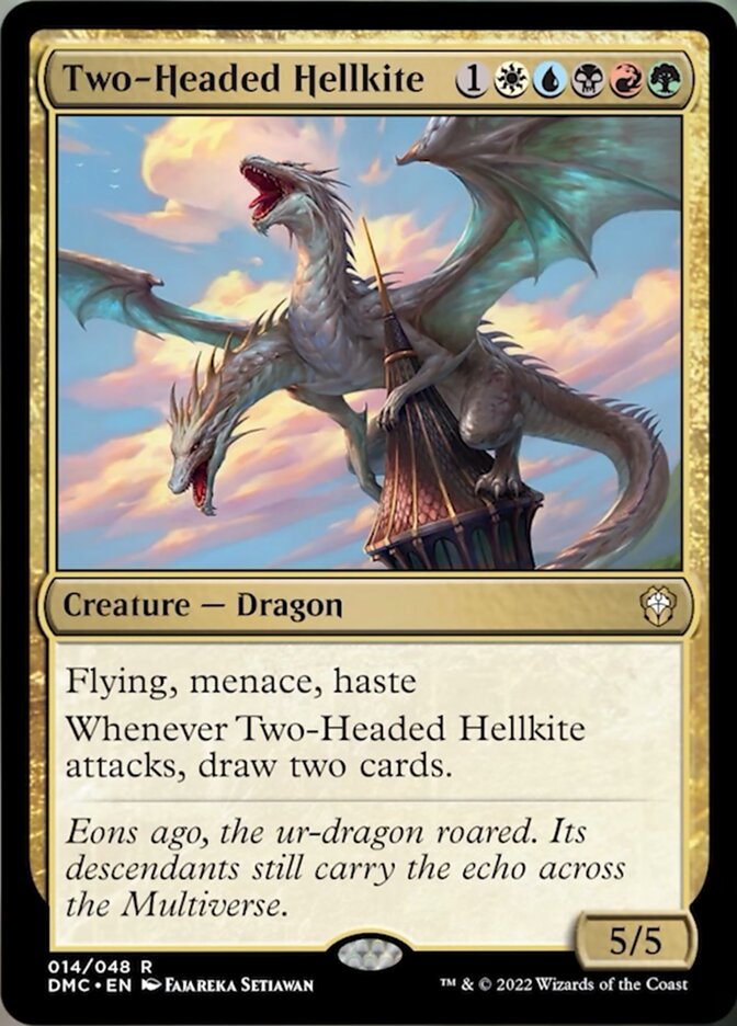 Two-Headed Hellkite [Dominaria United Commander] | Boutique FDB TCG