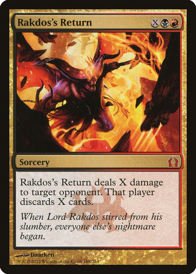 Rakdos's Return [Return to Ravnica] | Boutique FDB TCG