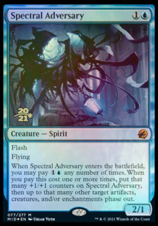 Spectral Adversary [Innistrad: Midnight Hunt Prerelease Promos] | Boutique FDB TCG