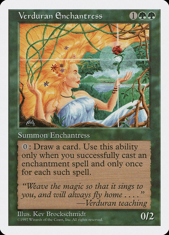 Verduran Enchantress [Fifth Edition] | Boutique FDB TCG