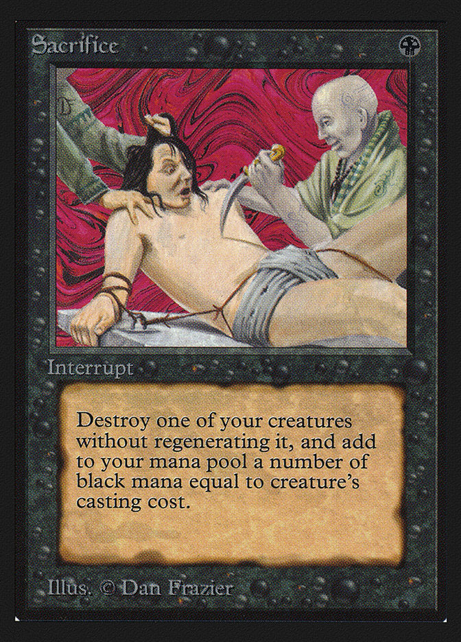 Sacrifice [International Collectors' Edition] | Boutique FDB TCG
