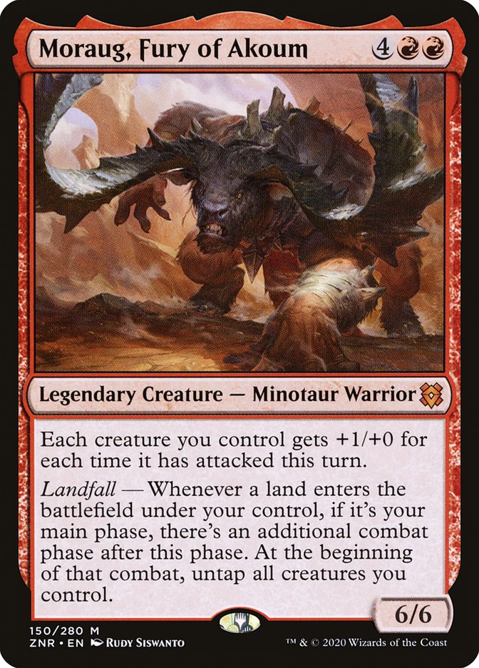 Moraug, Fury of Akoum [Zendikar Rising] | Boutique FDB TCG