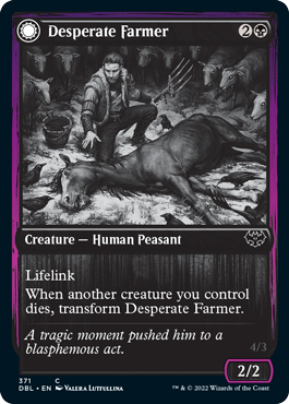 Desperate Farmer // Depraved Harvester [Innistrad: Double Feature] | Boutique FDB TCG