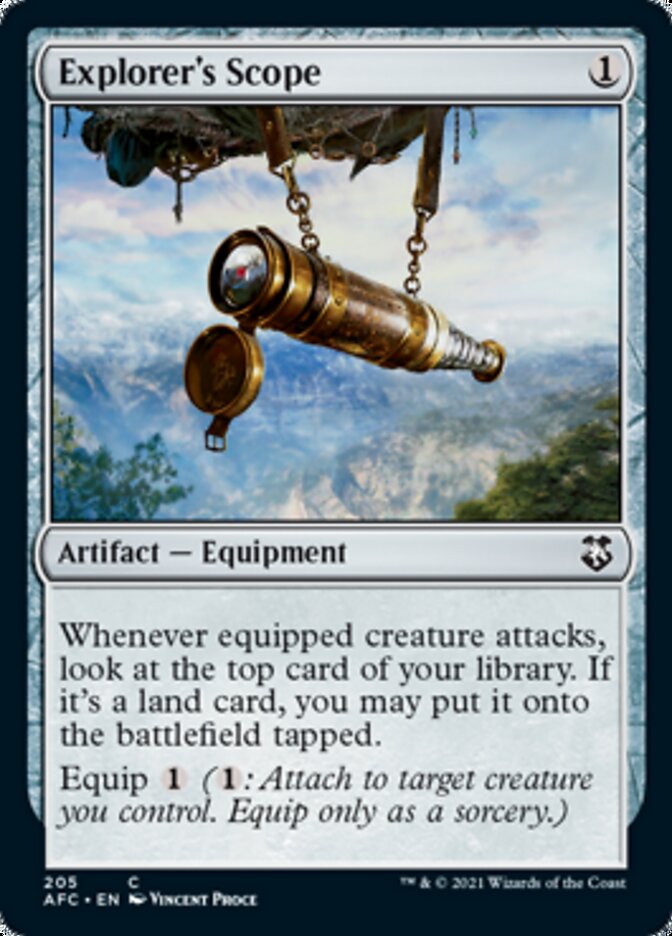 Explorer's Scope [Dungeons & Dragons: Adventures in the Forgotten Realms Commander] | Boutique FDB TCG