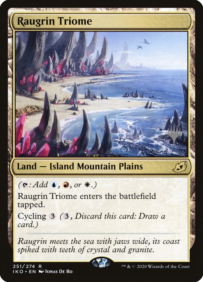 Raugrin Triome (Promo Pack) [Ikoria: Lair of Behemoths Promos] | Boutique FDB TCG