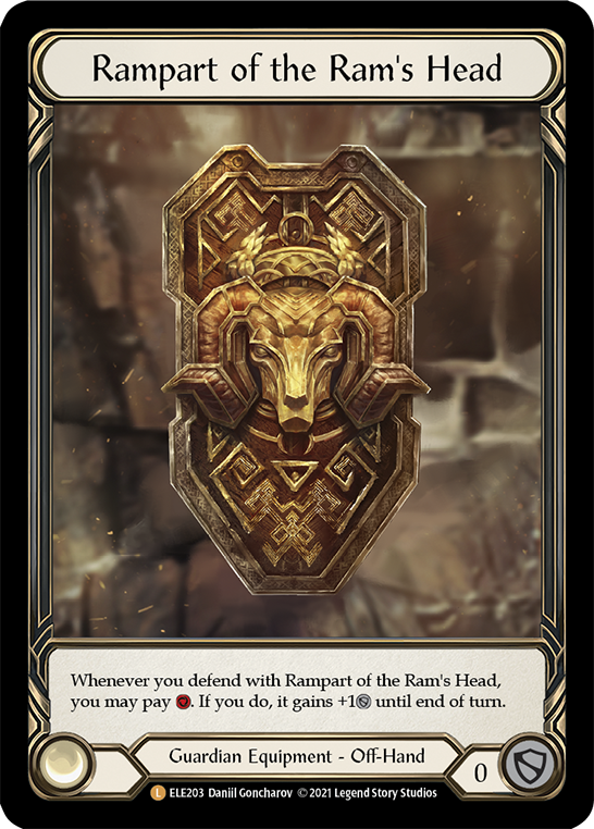 Rampart of the Ram's Head [ELE203] (Tales of Aria)  1st Edition Cold Foil | Boutique FDB TCG