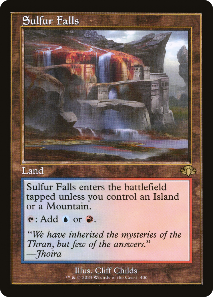 Sulfur Falls (Retro) [Dominaria Remastered] | Boutique FDB TCG