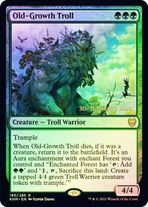 Old-Growth Troll [Kaldheim Prerelease Promos] | Boutique FDB TCG