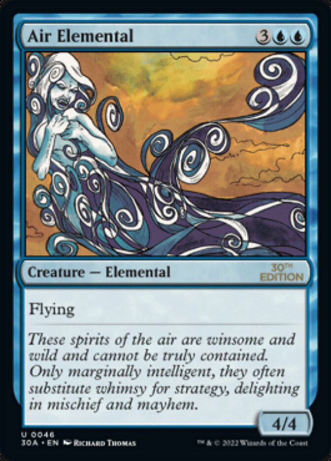 Air Elemental [30th Anniversary Edition] | Boutique FDB TCG