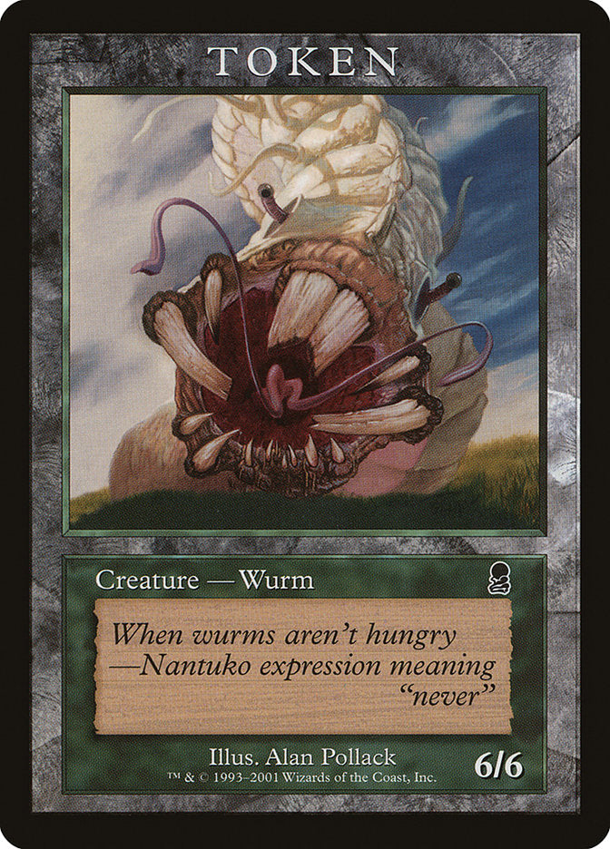 Wurm Token [Magic Player Rewards 2002] | Boutique FDB TCG