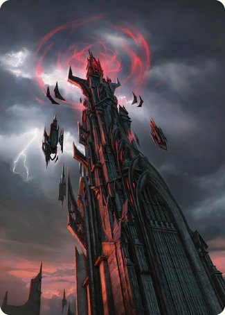 Barad-dur Art Card [The Lord of the Rings: Tales of Middle-earth Art Series] | Boutique FDB TCG