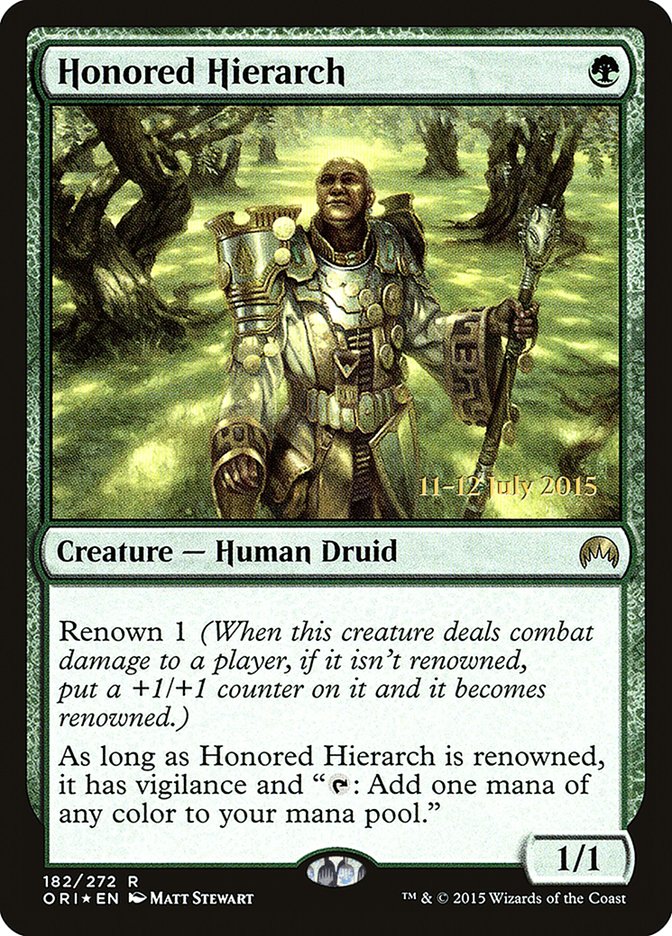 Honored Hierarch [Magic Origins Prerelease Promos] | Boutique FDB TCG