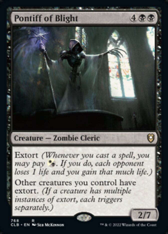 Pontiff of Blight [Commander Legends: Battle for Baldur's Gate] | Boutique FDB TCG