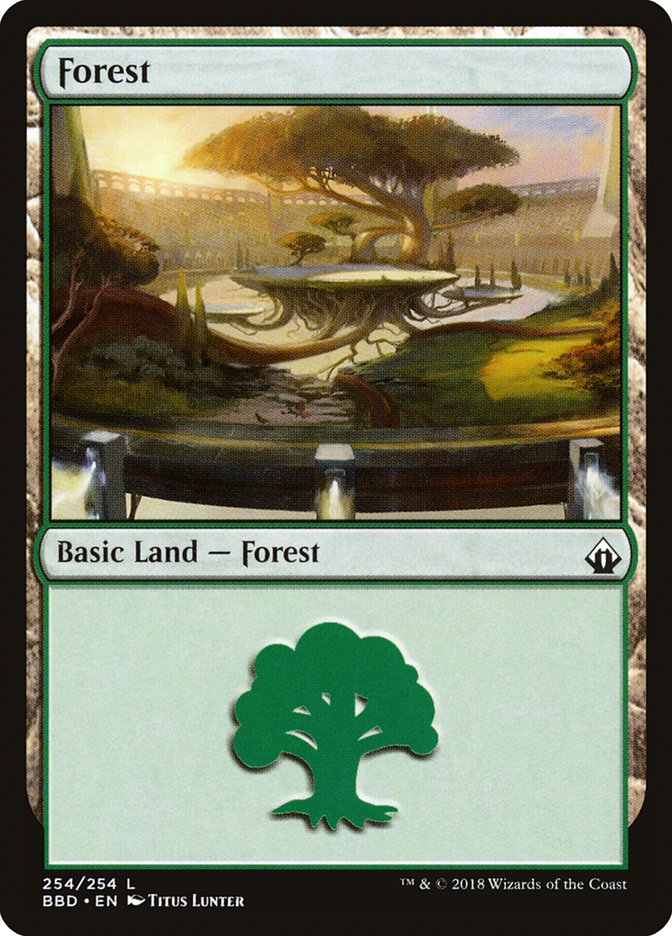 Forest (254) [Battlebond] | Boutique FDB TCG