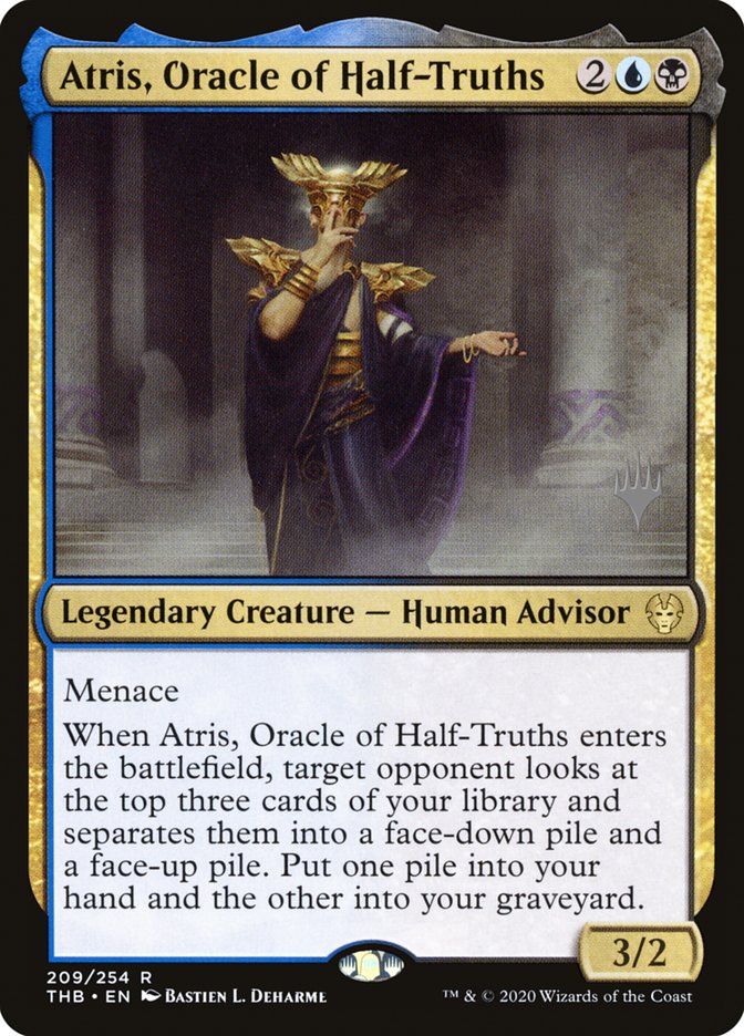 Atris, Oracle of Half-Truths (Promo Pack) [Theros Beyond Death Promos] | Boutique FDB TCG