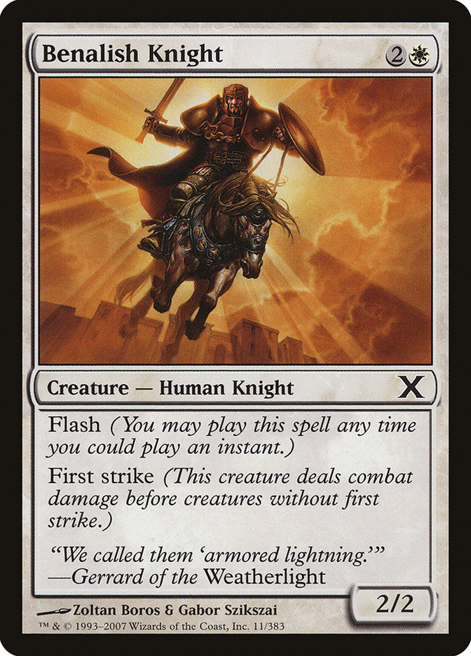 Benalish Knight [Tenth Edition] | Boutique FDB TCG