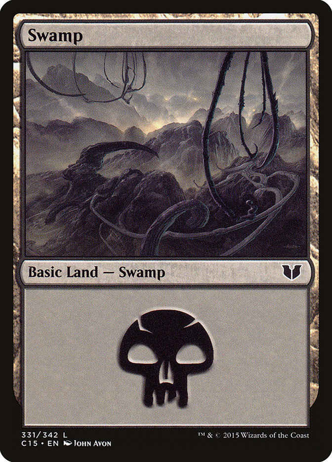 Swamp (331) [Commander 2015] | Boutique FDB TCG