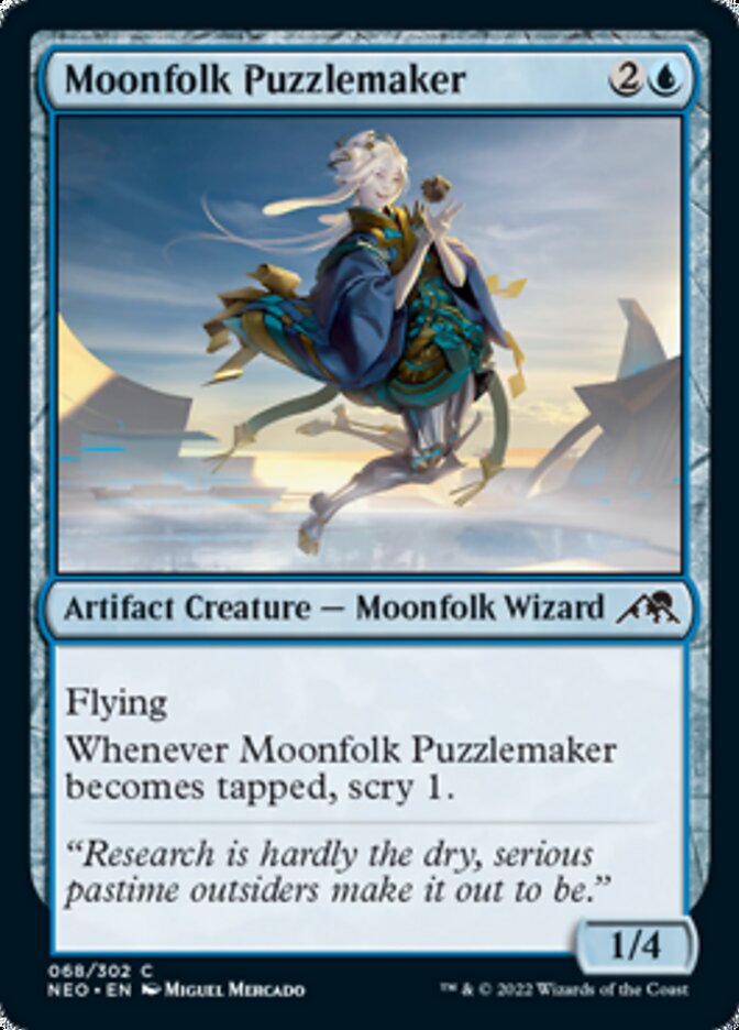 Moonfolk Puzzlemaker [Kamigawa: Neon Dynasty] | Boutique FDB TCG