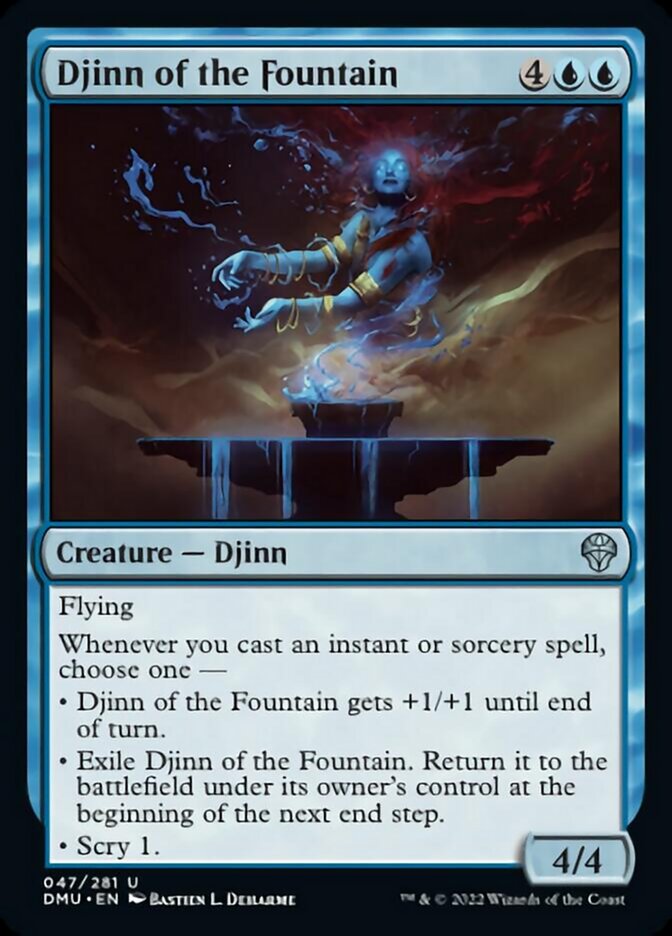 Djinn of the Fountain [Dominaria United] | Boutique FDB TCG