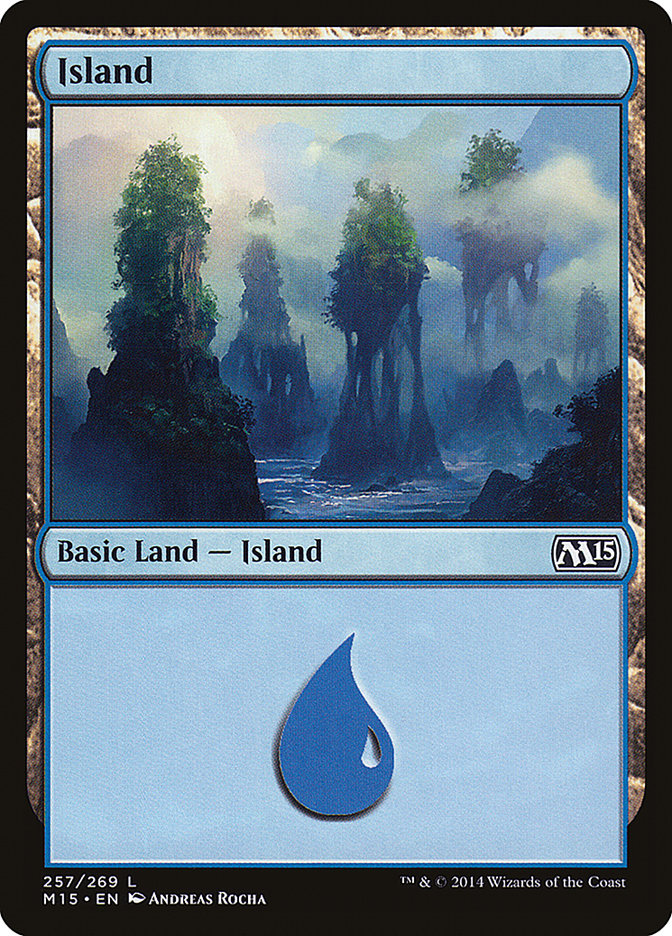 Island (257) [Magic 2015] | Boutique FDB TCG