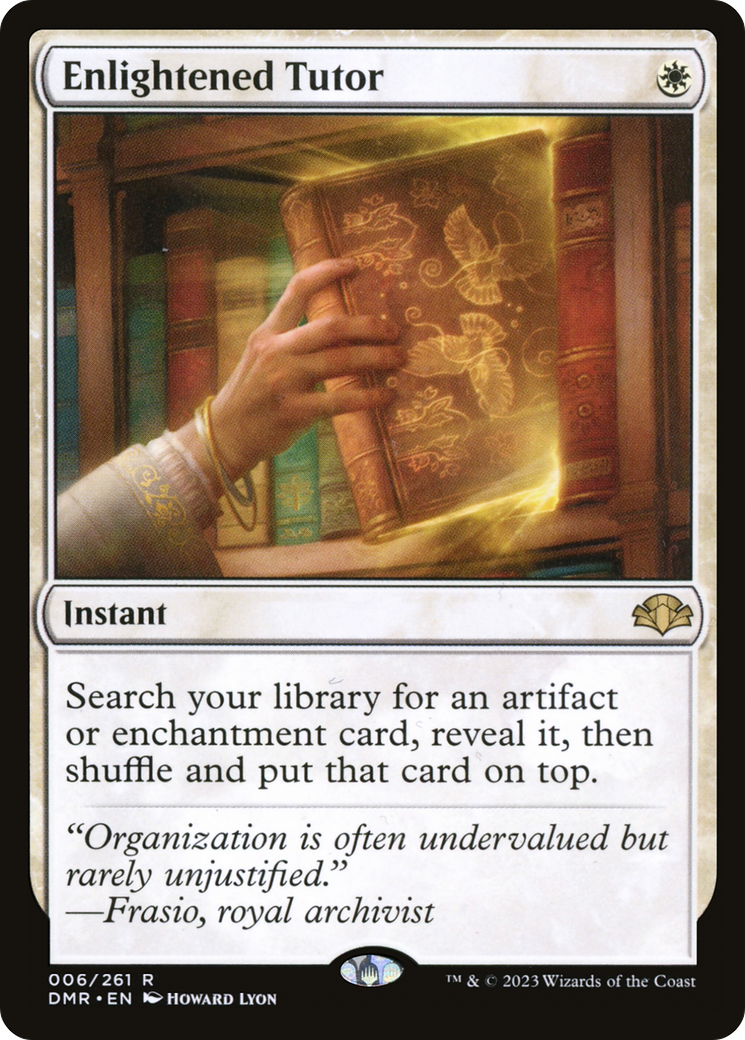 Enlightened Tutor [Dominaria Remastered] | Boutique FDB TCG