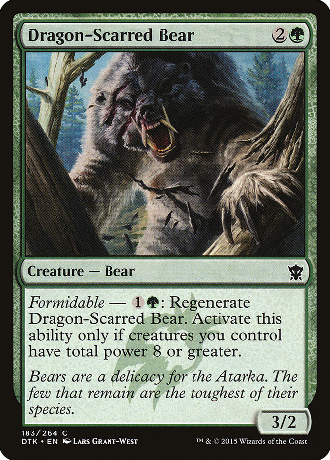 Dragon-Scarred Bear [Dragons of Tarkir] | Boutique FDB TCG