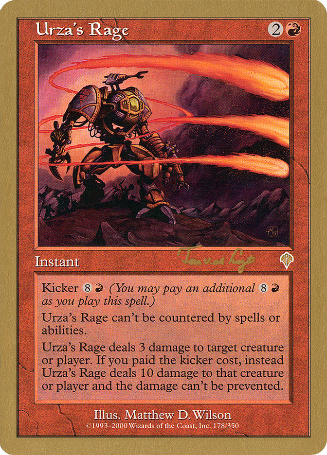 Urza's Rage (Tom van de Logt) [World Championship Decks 2001] | Boutique FDB TCG