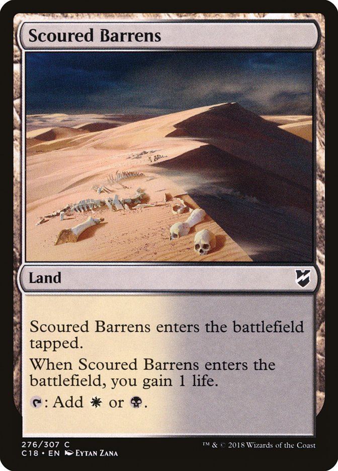 Scoured Barrens [Commander 2018] | Boutique FDB TCG