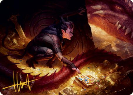 Hoard Robber Art Card (Gold-Stamped Signature) [Dungeons & Dragons: Adventures in the Forgotten Realms Art Series] | Boutique FDB TCG