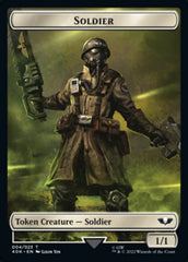 Soldier (004) // Arco-Flagellant Double-Sided Token (Surge Foil) [Warhammer 40,000 Tokens] | Boutique FDB TCG