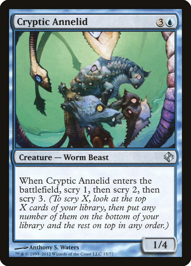 Cryptic Annelid [Duel Decks: Venser vs. Koth] | Boutique FDB TCG