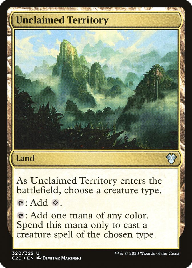 Unclaimed Territory [Commander 2020] | Boutique FDB TCG