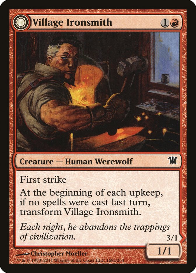 Village Ironsmith // Ironfang [Innistrad] | Boutique FDB TCG