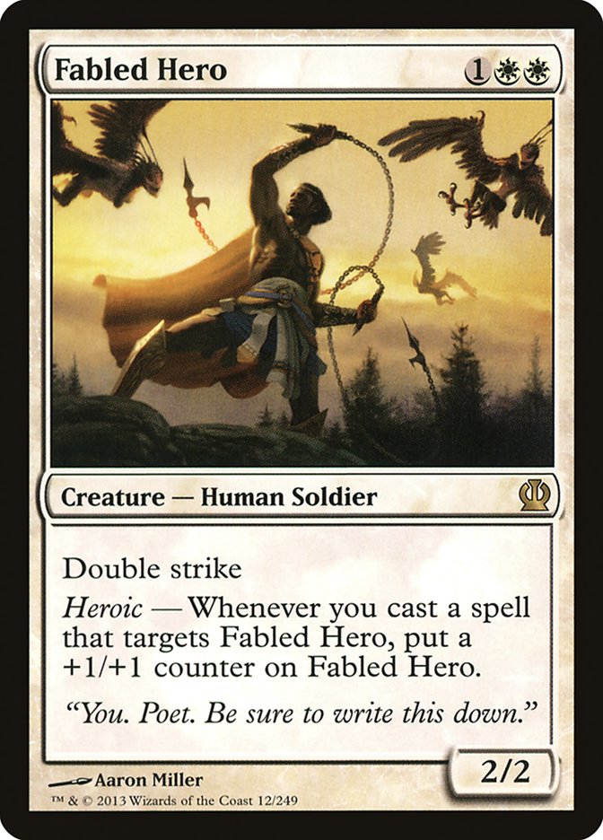 Fabled Hero [Theros] | Boutique FDB TCG