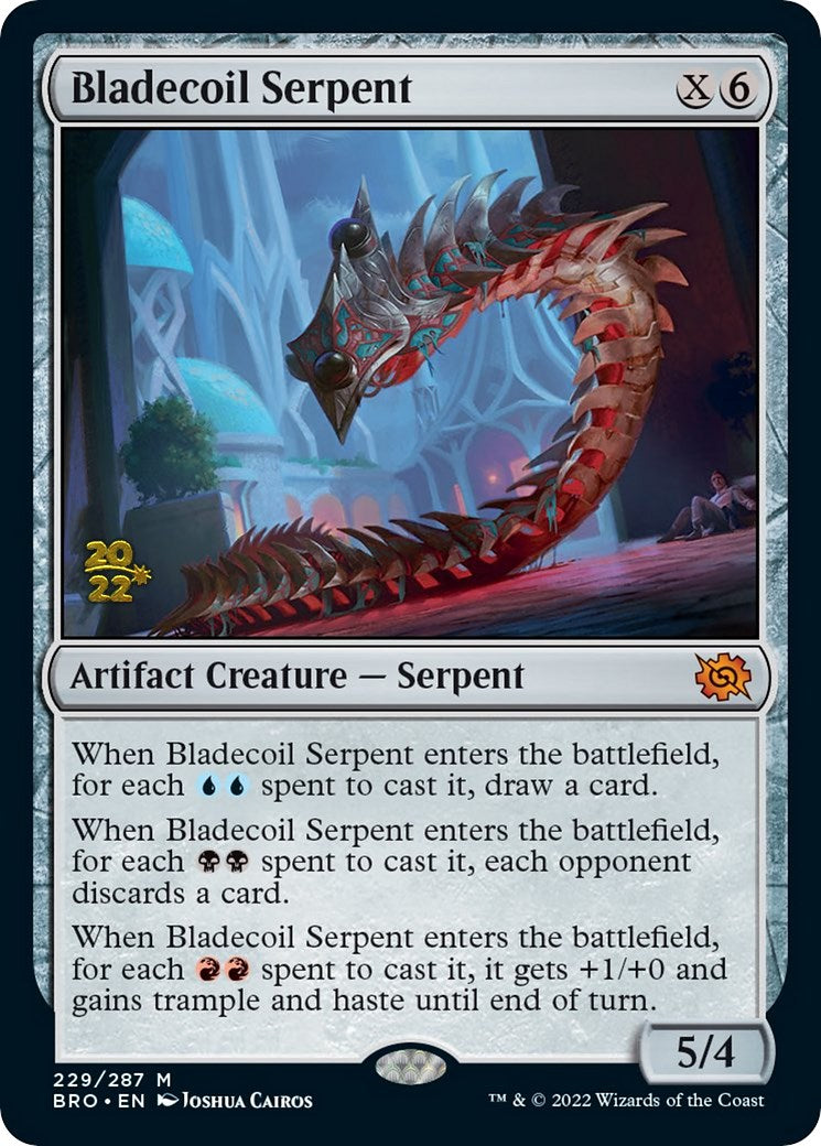 Bladecoil Serpent [The Brothers' War Prerelease Promos] | Boutique FDB TCG