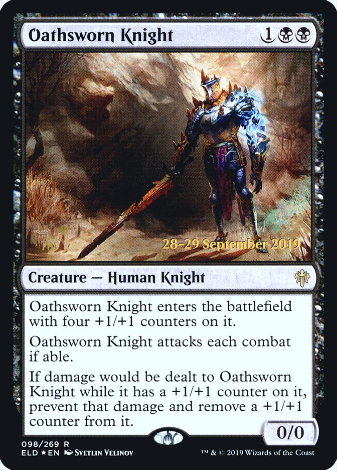 Oathsworn Knight [Throne of Eldraine Prerelease Promos] | Boutique FDB TCG