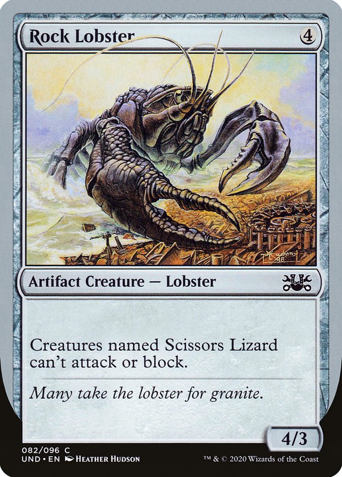 Rock Lobster [Unsanctioned] | Boutique FDB TCG