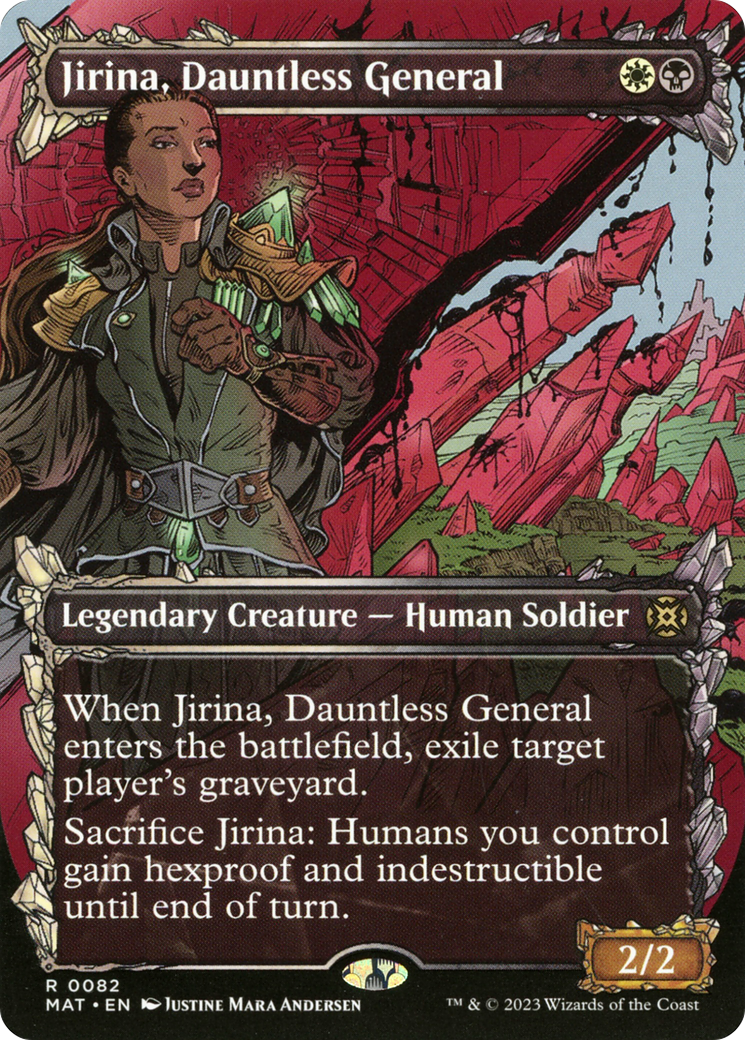 Jirina, Dauntless General (Showcase) [March of the Machine: The Aftermath] | Boutique FDB TCG