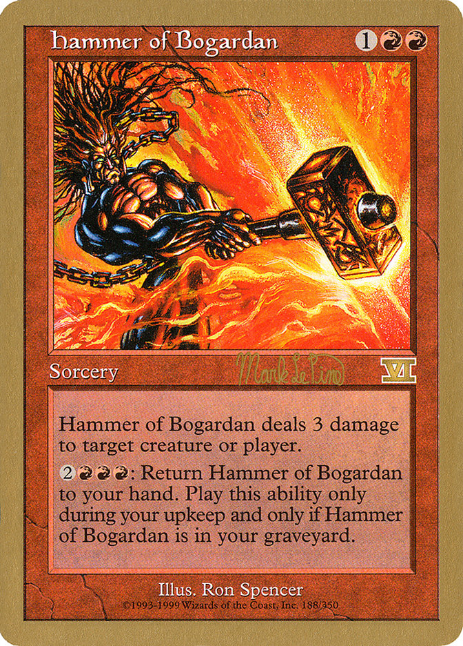 Hammer of Bogardan (Mark Le Pine) [World Championship Decks 1999] | Boutique FDB TCG