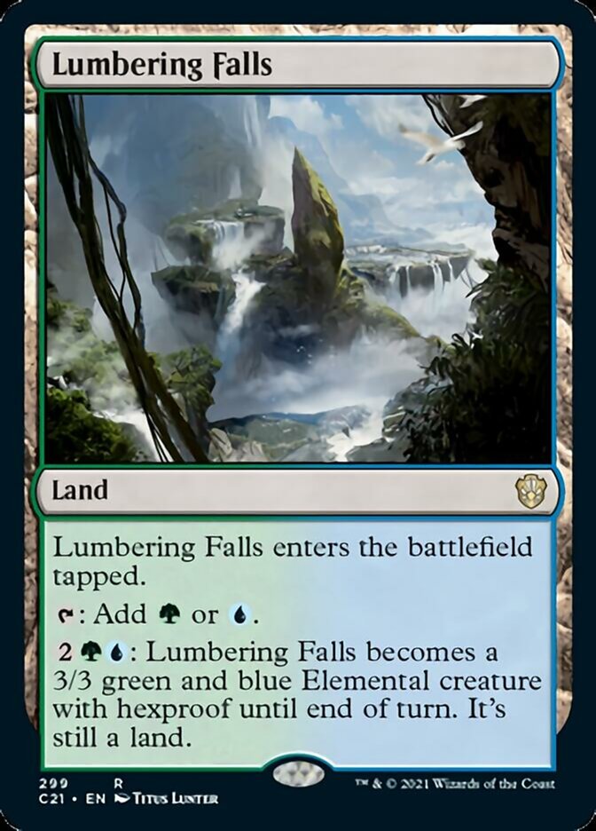 Lumbering Falls [Commander 2021] | Boutique FDB TCG