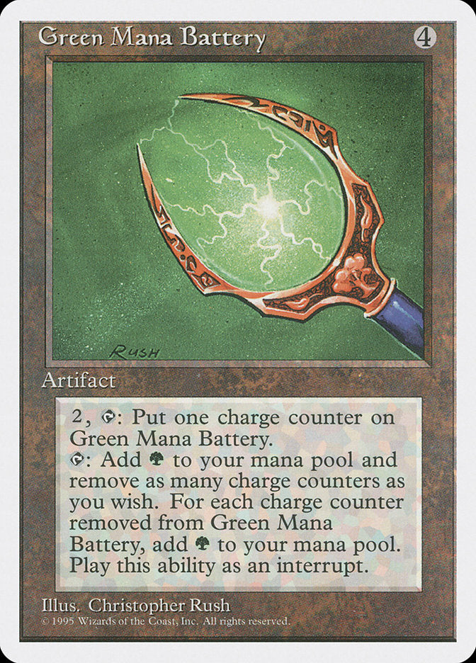 Green Mana Battery [Fourth Edition] | Boutique FDB TCG