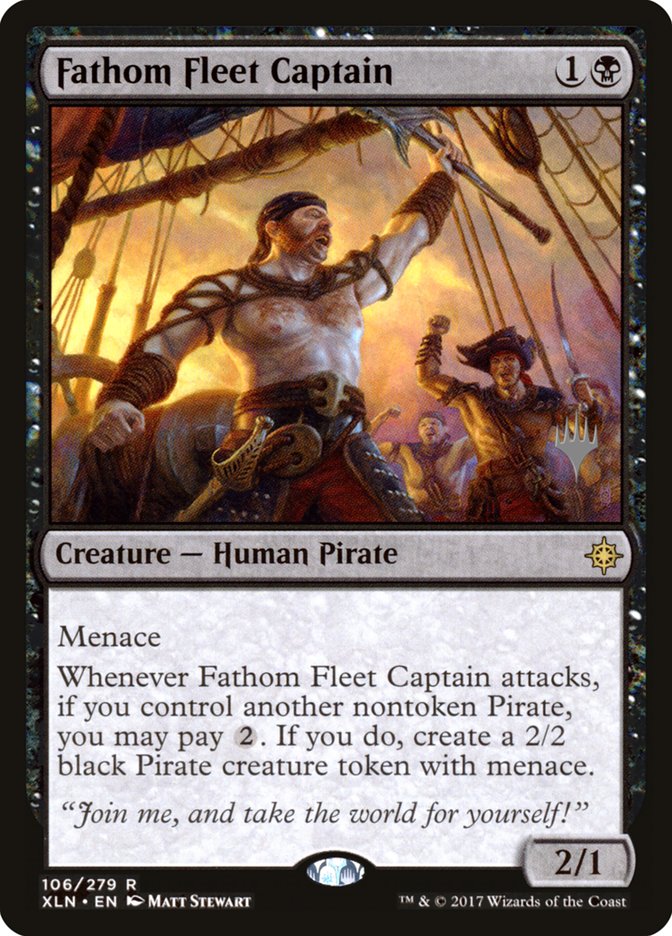 Fathom Fleet Captain (Promo Pack) [Ixalan Promos] | Boutique FDB TCG