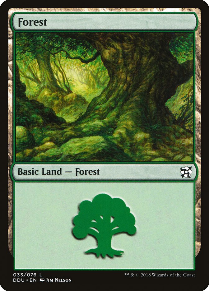 Forest (33) [Duel Decks: Elves vs. Inventors] | Boutique FDB TCG