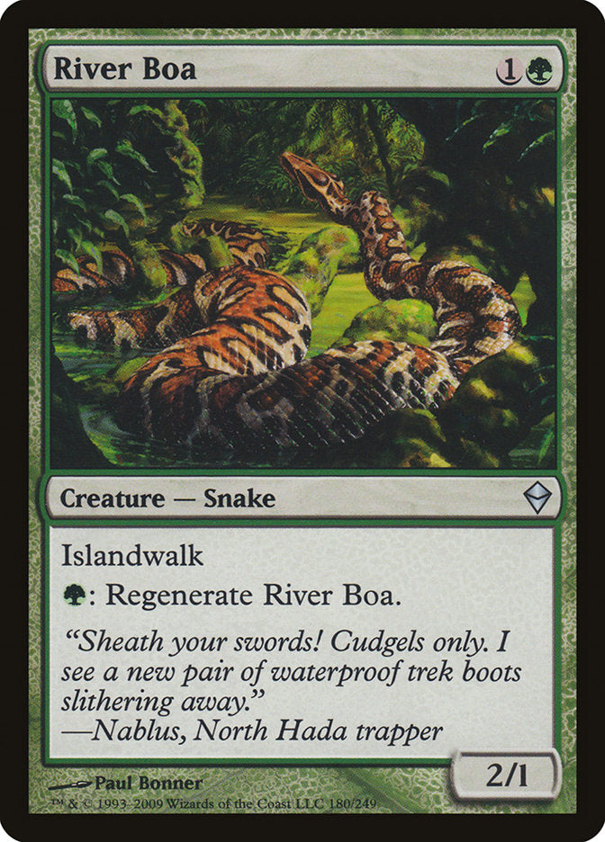 River Boa [Zendikar] | Boutique FDB TCG