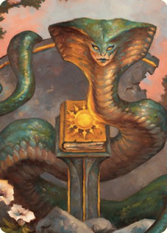 Guardian Naga Art Card [Commander Legends: Battle for Baldur's Gate Art Series] | Boutique FDB TCG