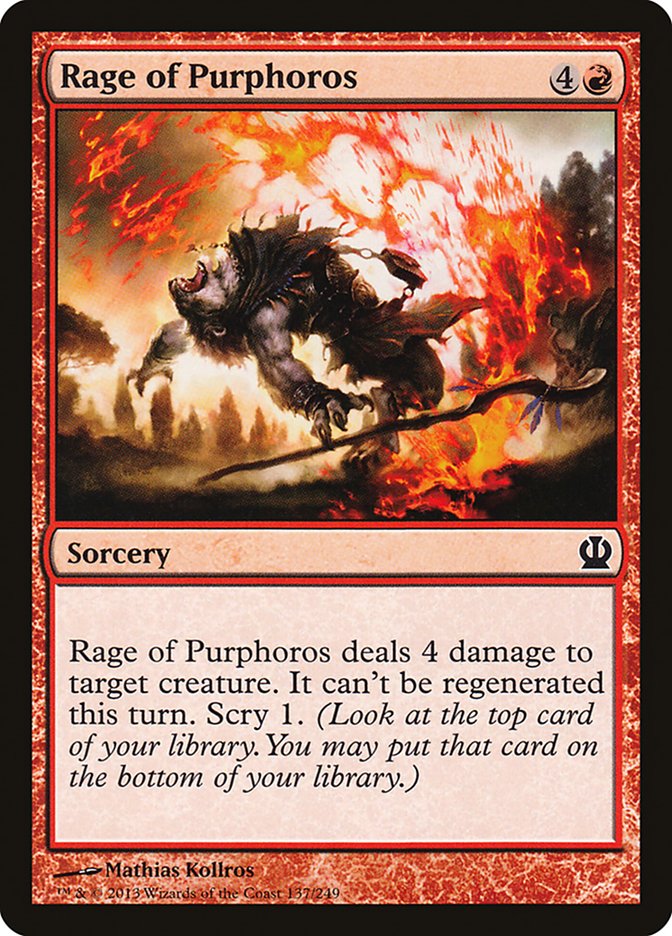 Rage of Purphoros [Theros] | Boutique FDB TCG
